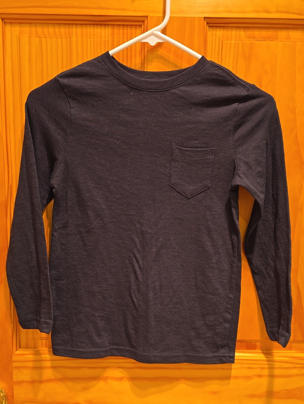 Classic Long Sleeve Pocket Tee - Black